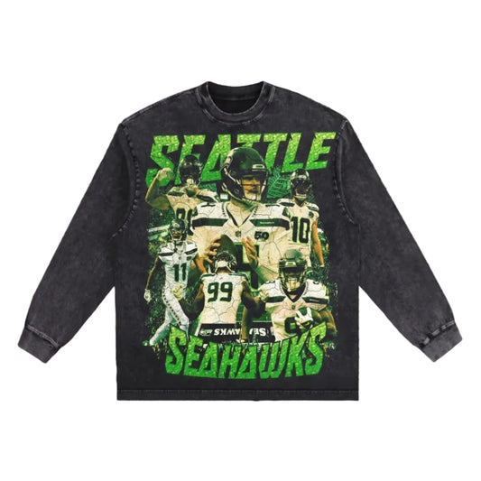 Seahawks distress sweatshirt